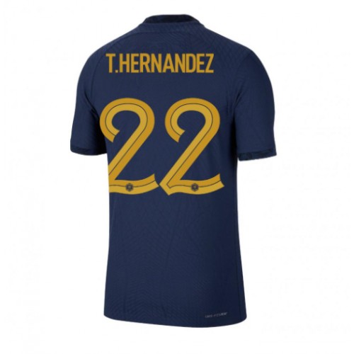 Maillot de foot France Theo Hernandez #22 Domicile Monde 2022 Manches Courte